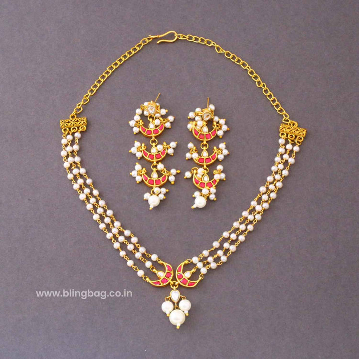 Rani Hrishani Antique Jewellery Set- New Arrivals