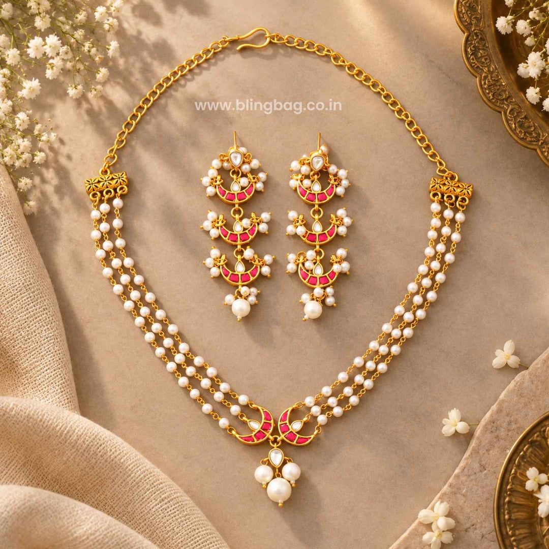 Rani Hrishani Antique Jewellery Set- New Arrivals