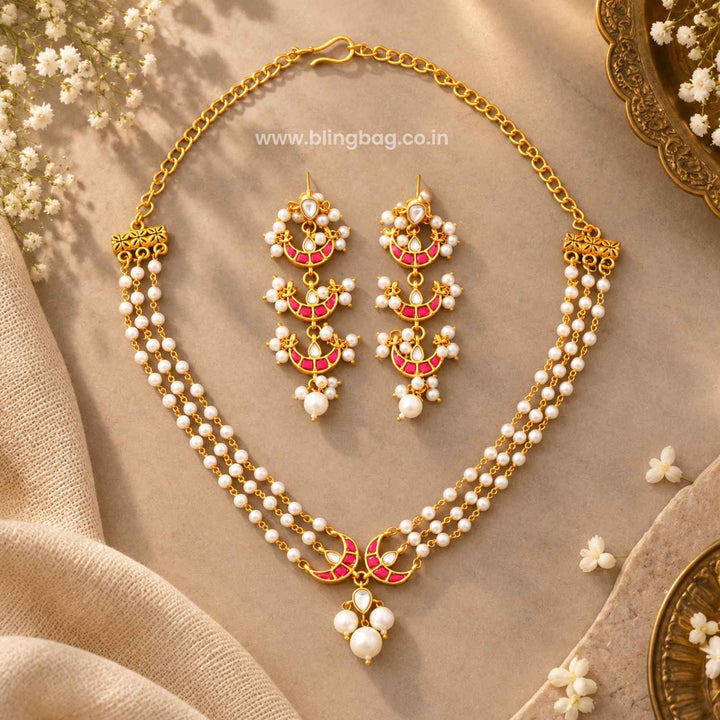 Rani Hrishani Antique Jewellery Set- New Arrivals