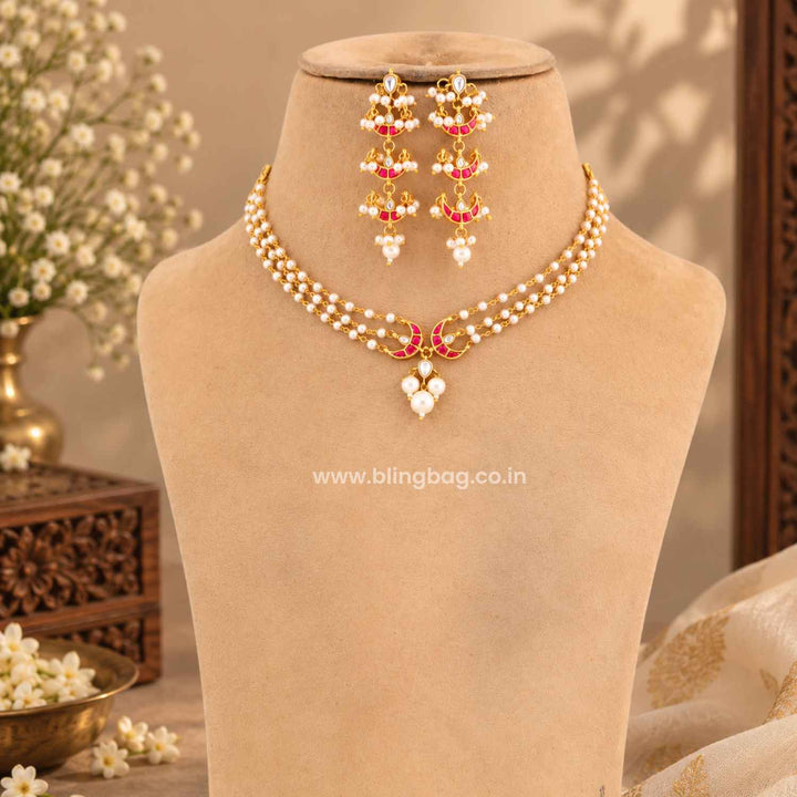 Rani Hrishani Antique Jewellery Set- New Arrivals