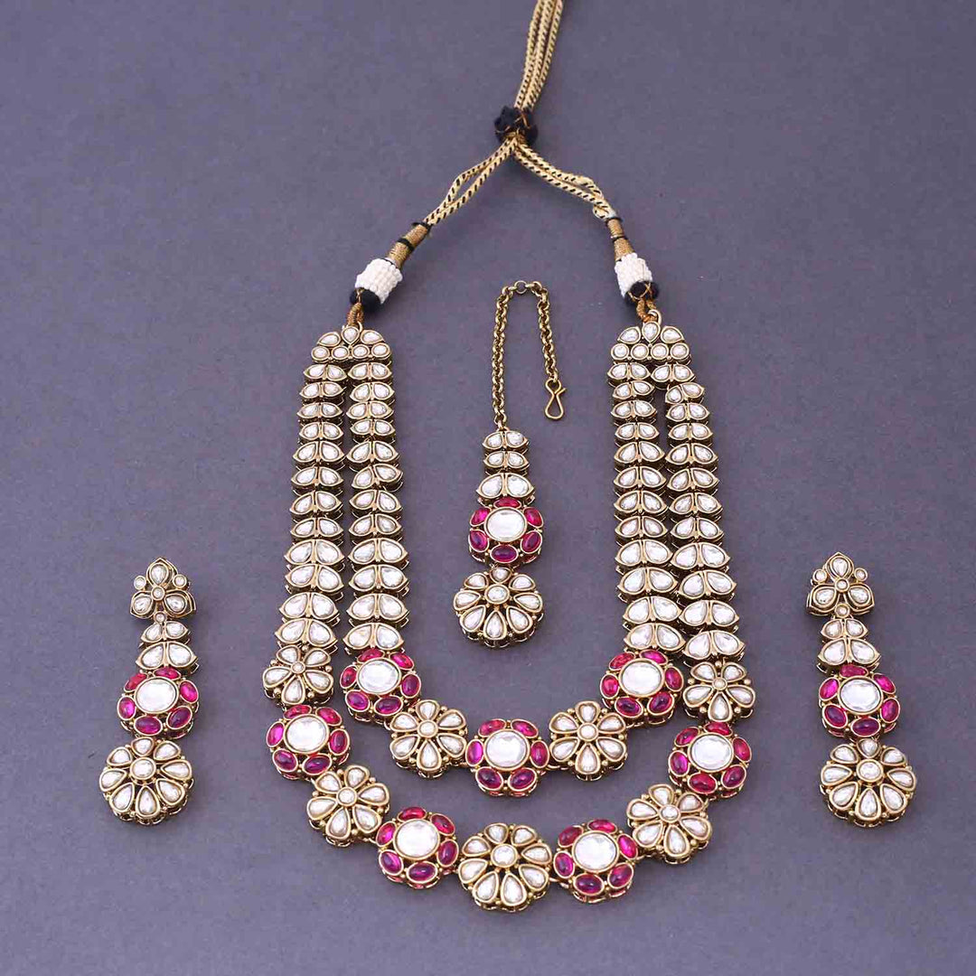 Rani Jaine Kundan Jewellery Set