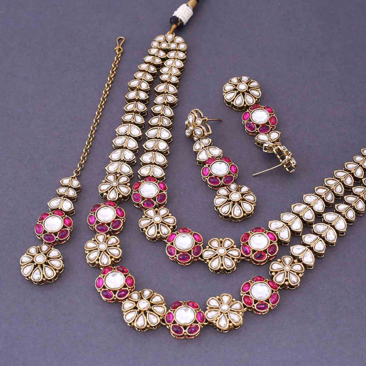 Rani Jaine Kundan Jewellery Set