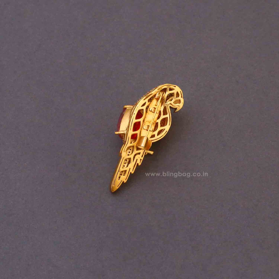 Rani Jewel Parrot Brooch