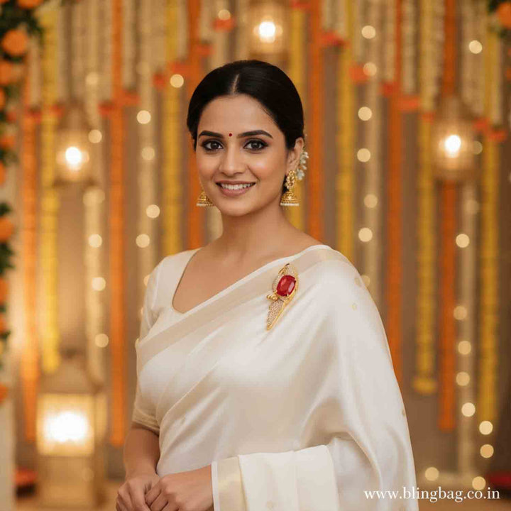 Rani Jewel Parrot Brooch