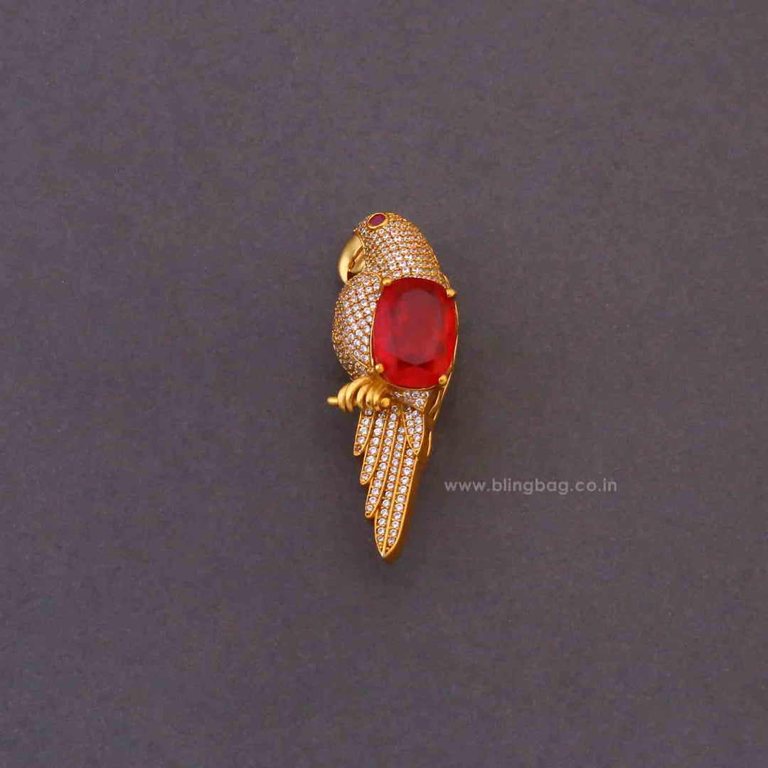 Rani Jewel Parrot Brooch