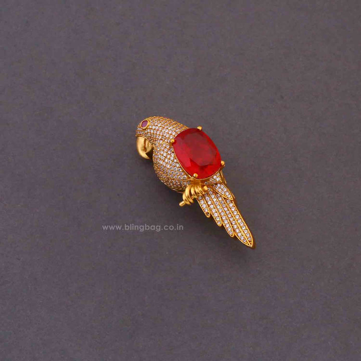 Rani Jewel Parrot Brooch