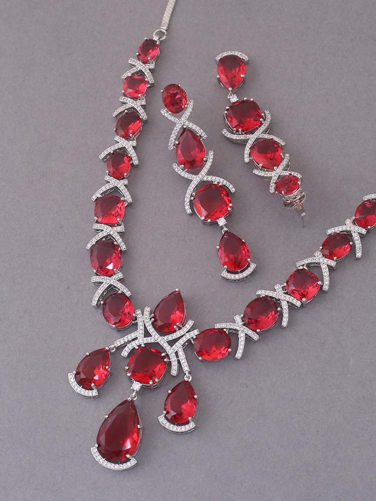 Rani Jezebel Zirconia Jewellery Set