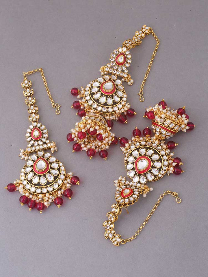 Rani Jinal Maang Tikka Set