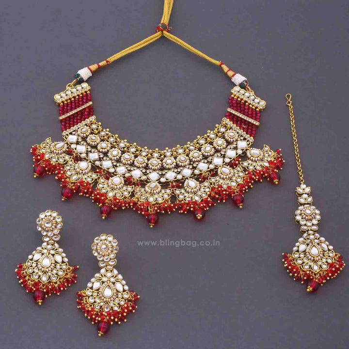 Rani Kalyaani Kundan Jewellery Set