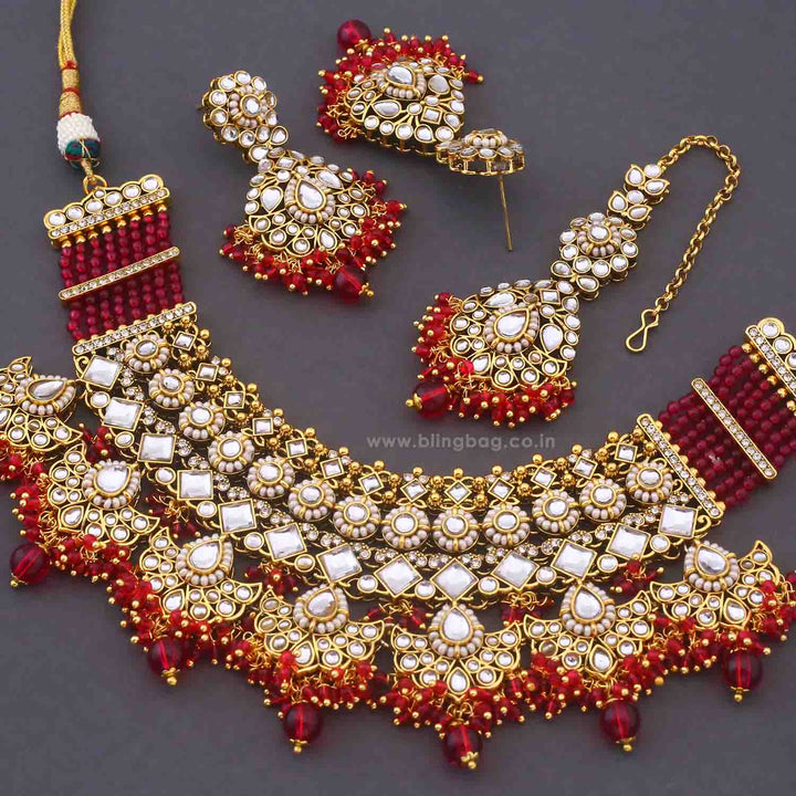 Rani Kalyaani Kundan Jewellery Set