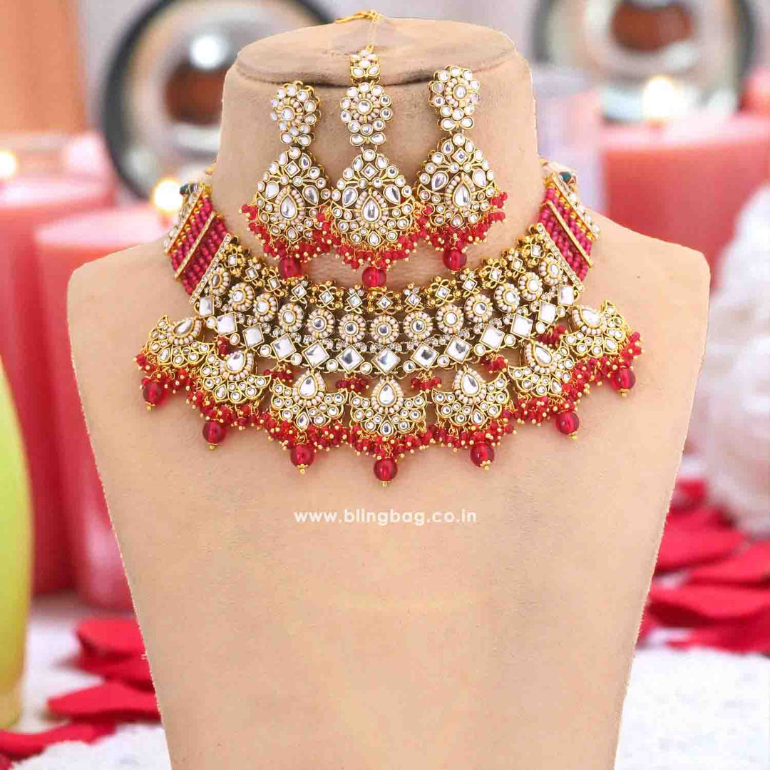 Rani Kalyaani Kundan Jewellery Set