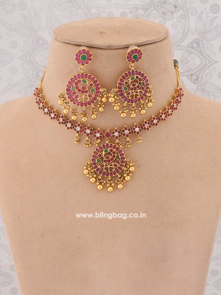 Rani Kamadeva Temple Jewellery Set