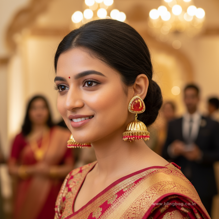 Rani Kasturi Jhumkis