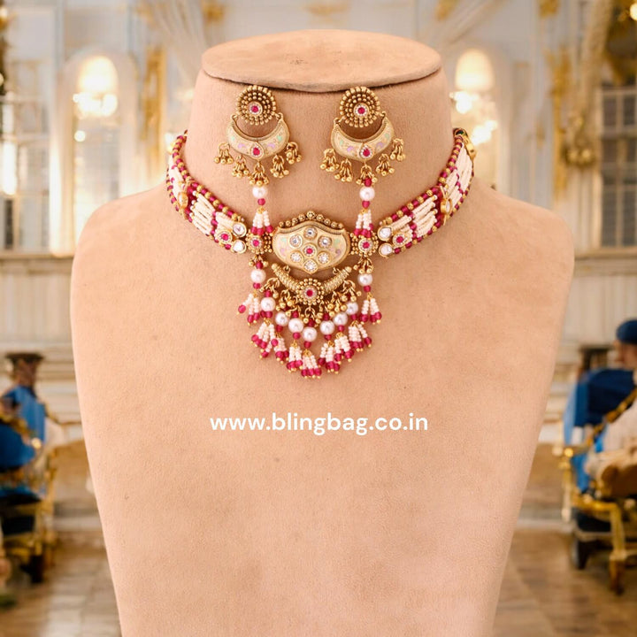 Rani Keerthi Antique Rajwadi Set