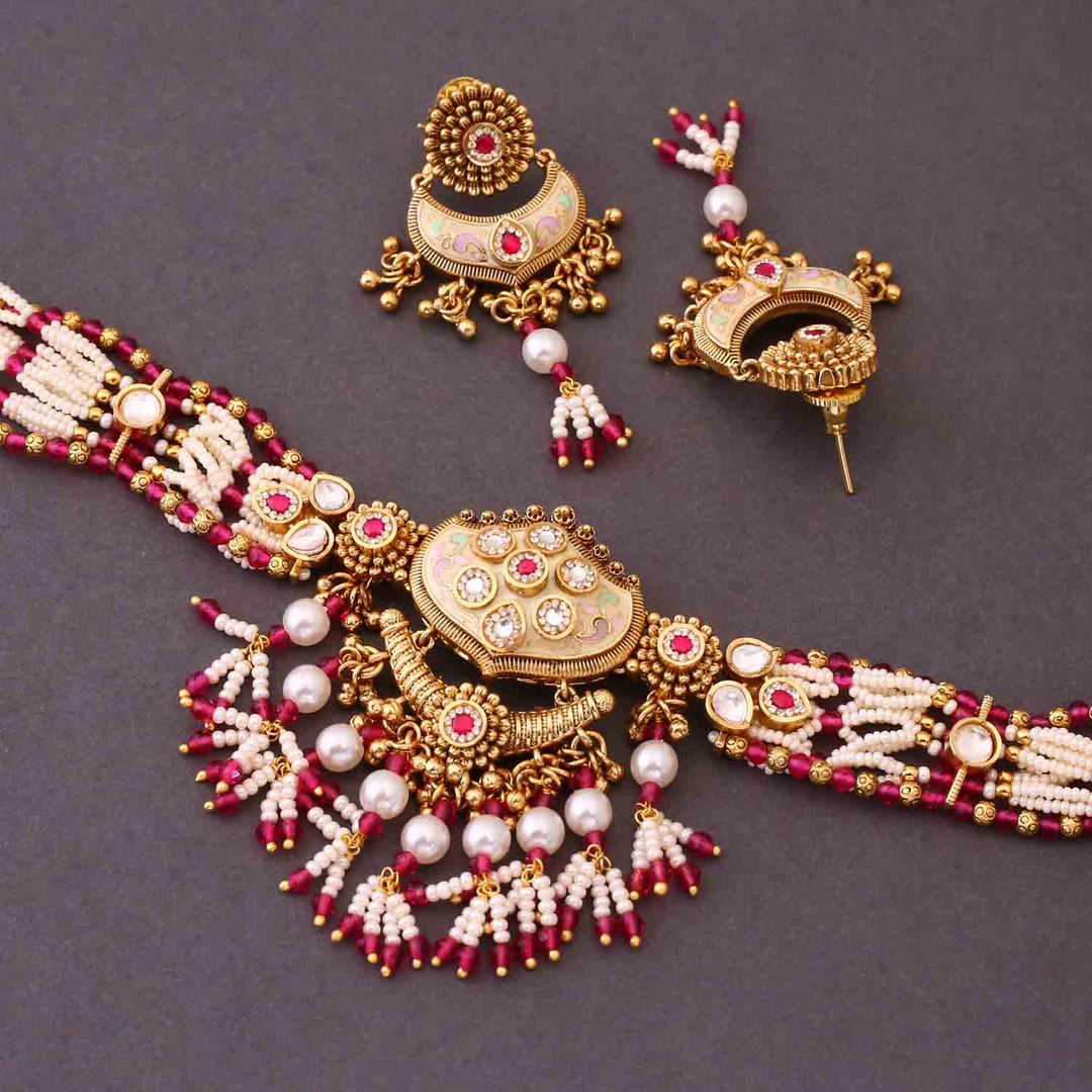 Rani Keerthi Antique Rajwadi Set