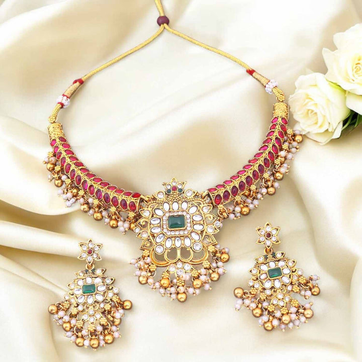 Rani Komilla Hasli Antique Jewellery Set - New Arrival
