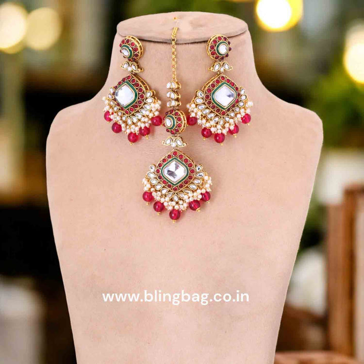 Rani Kunti Kundan Jewellery Set