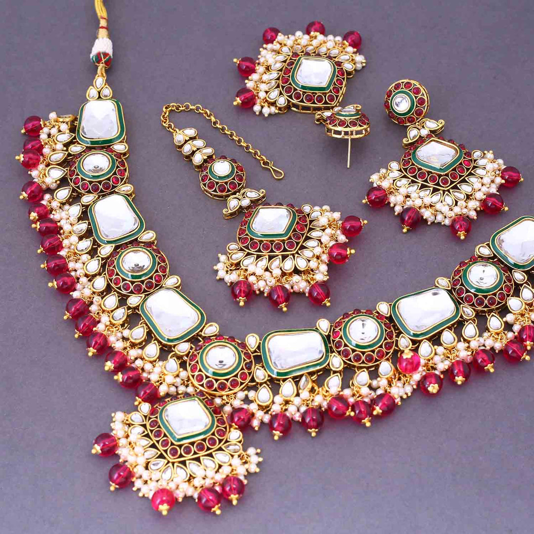 Rani Kunti Kundan Jewellery Set