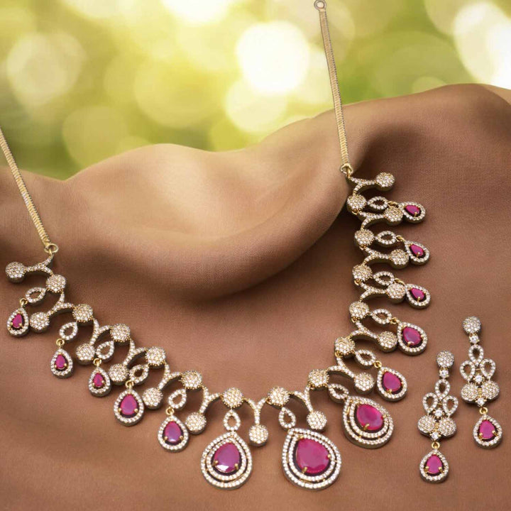 Rani Lavya Victorian Jewellery Set - New Arrival