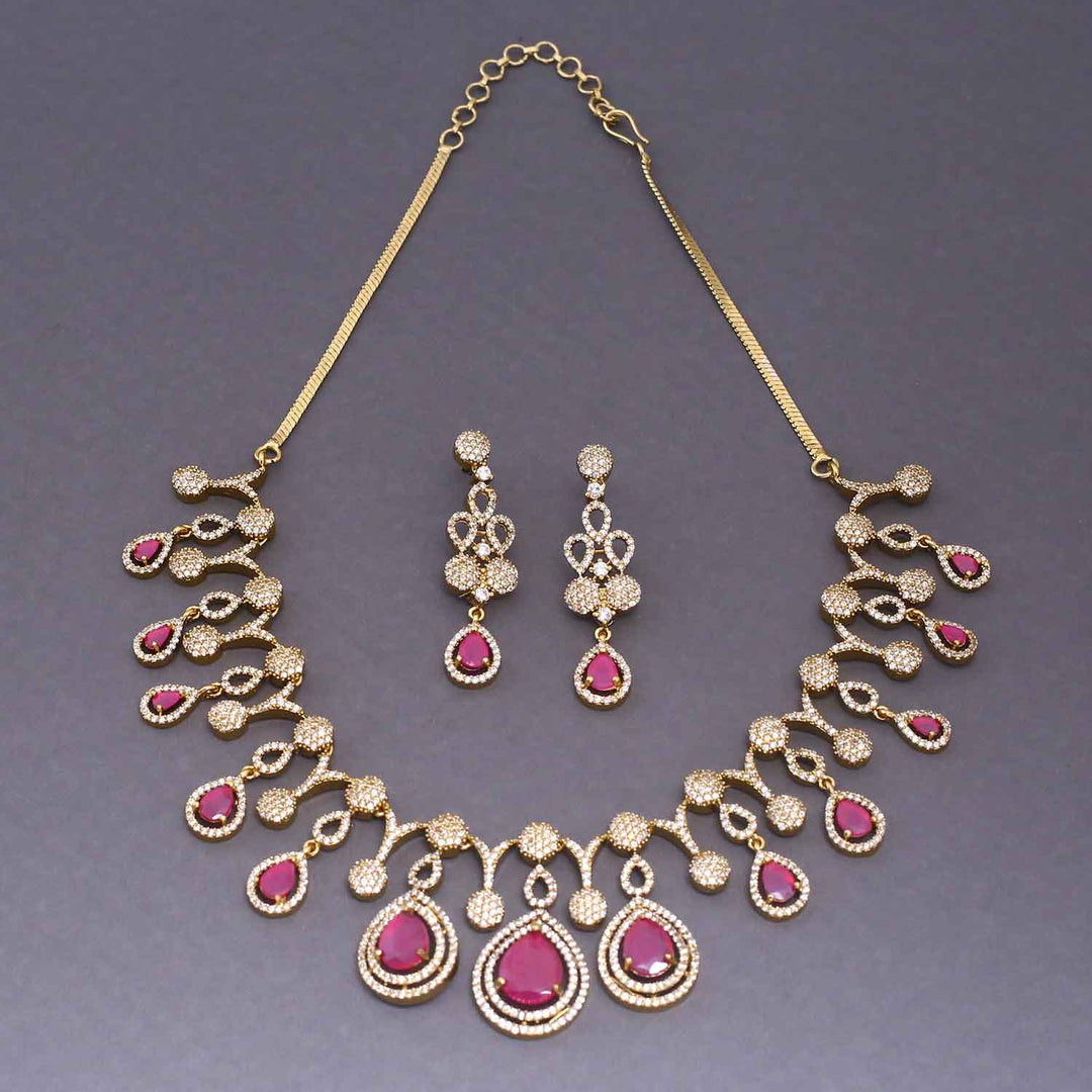 Rani Lavya Victorian Jewellery Set - New Arrival