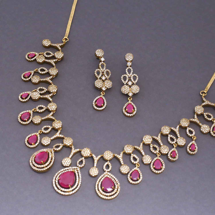 Rani Lavya Victorian Jewellery Set - New Arrival