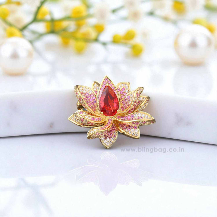 Rani Lotus Brooch