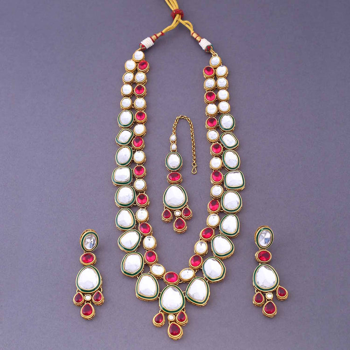 Rani Malak Kundan Jewellery Set