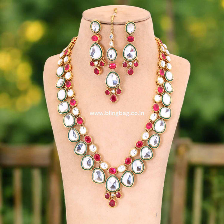 Rani Malak Kundan Jewellery Set