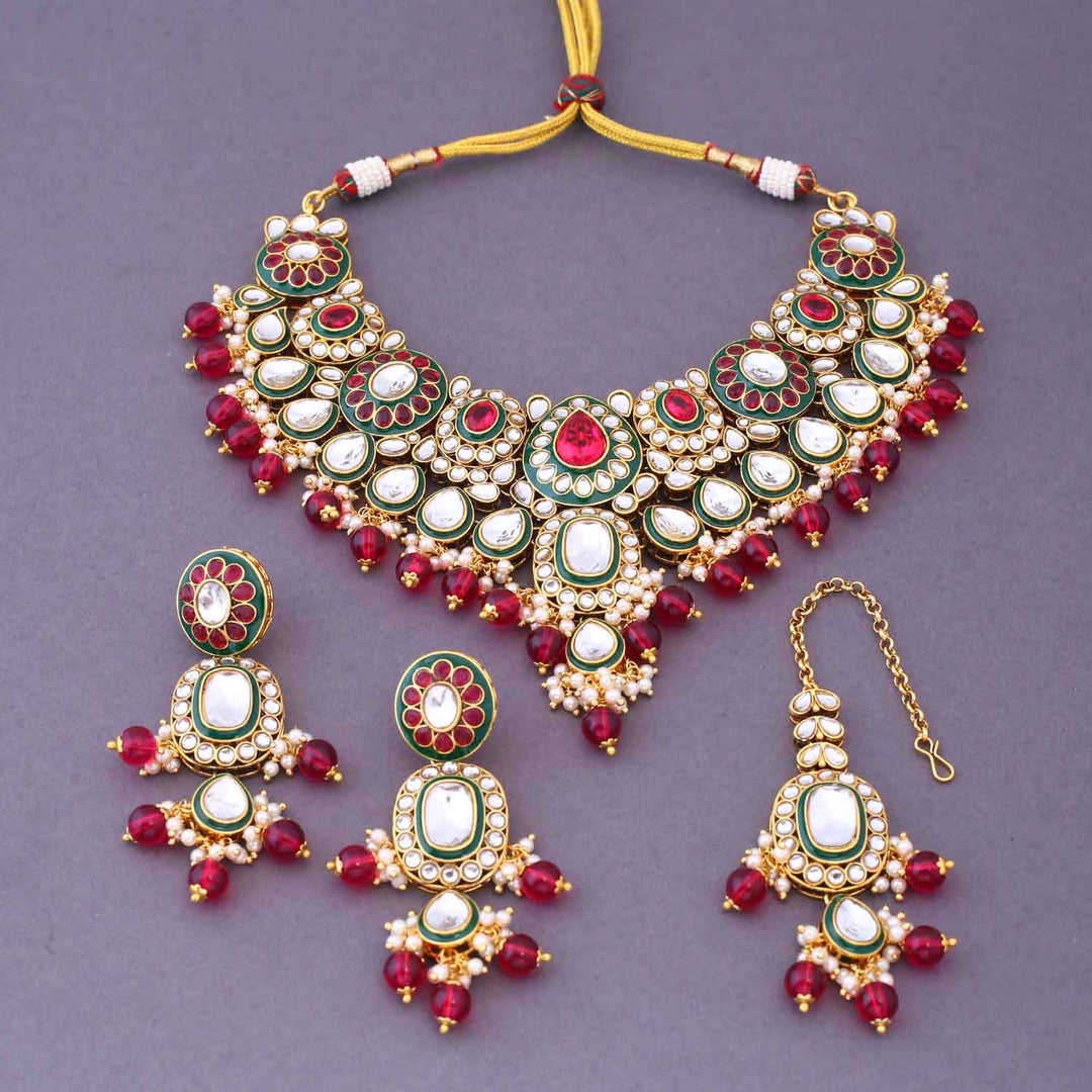 Rani Malyavanti Kundan Jewellery Set