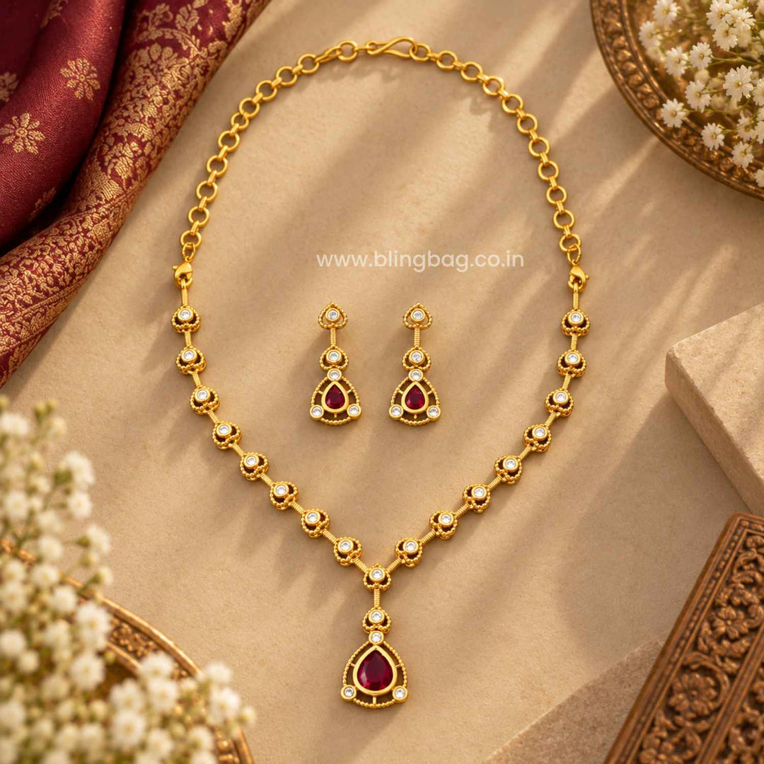 Rani Manyaara Antique Jewellery Set- New Arrival