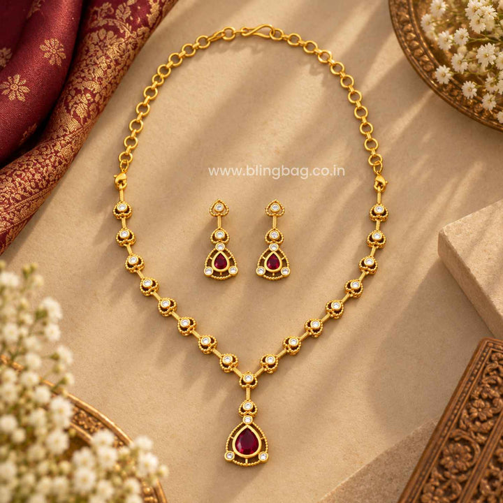 Rani Manyaara Antique Jewellery Set- New Arrival