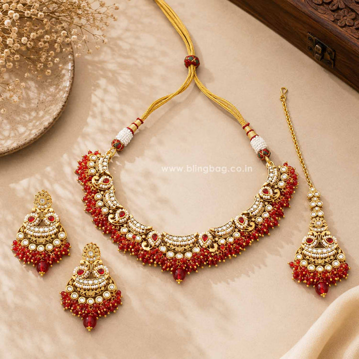 Rani Meeraita Kundan Jewellery Set