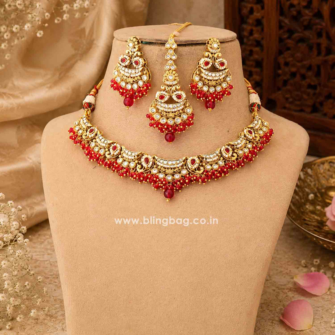 Rani Meeraita Kundan Jewellery Set