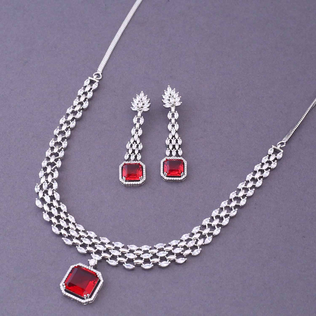 Rani Meniya Zirconia Jewellery Set