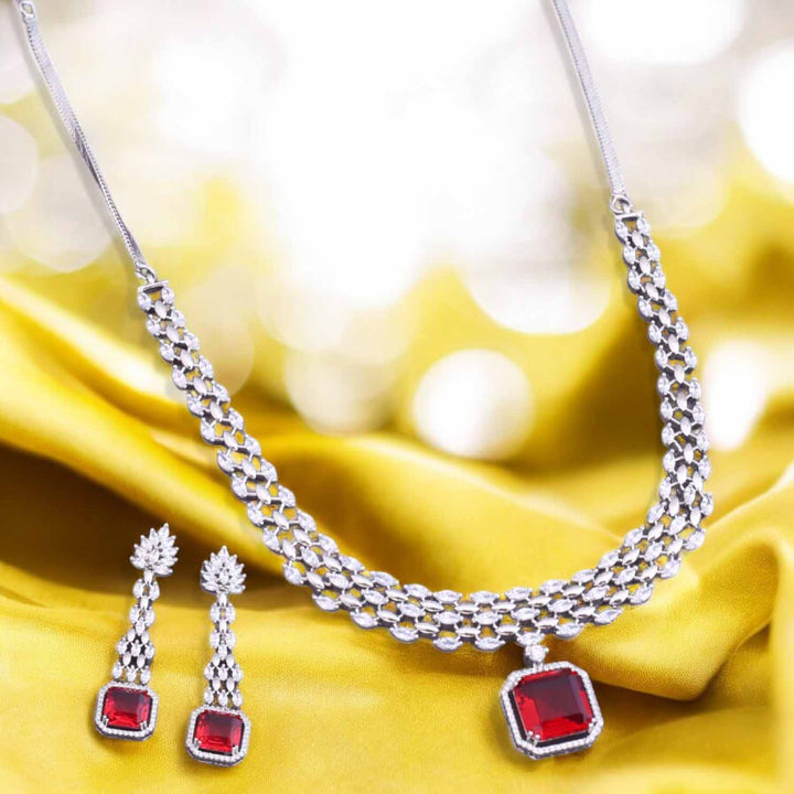 Rani Meniya Zirconia Jewellery Set