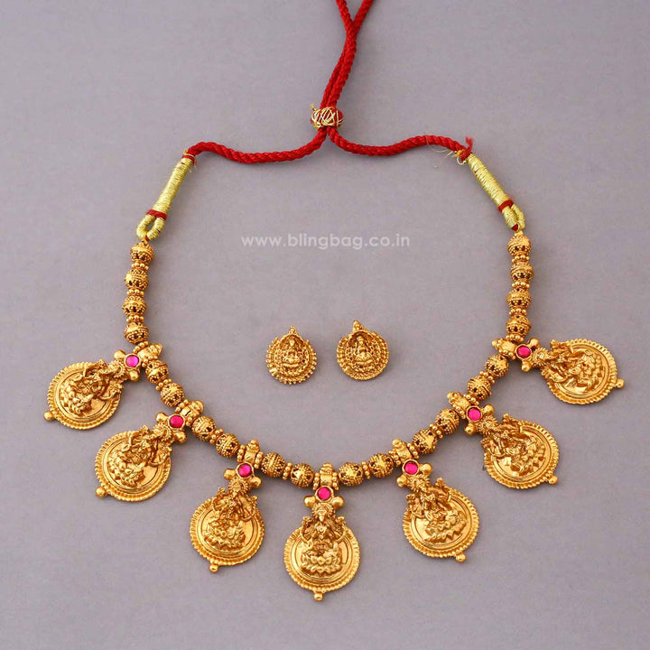 Rani Mrunal Antique Jewellery Set- New Arrival