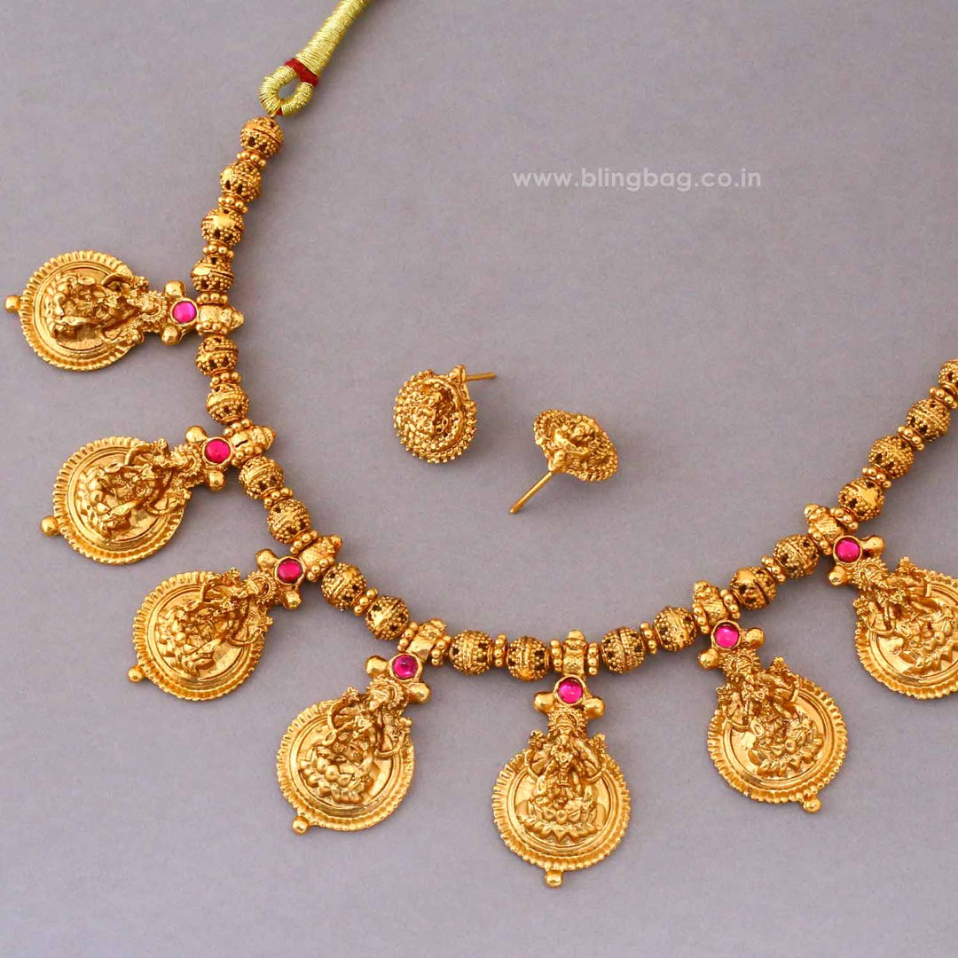 Rani Mrunal Antique Jewellery Set- New Arrival