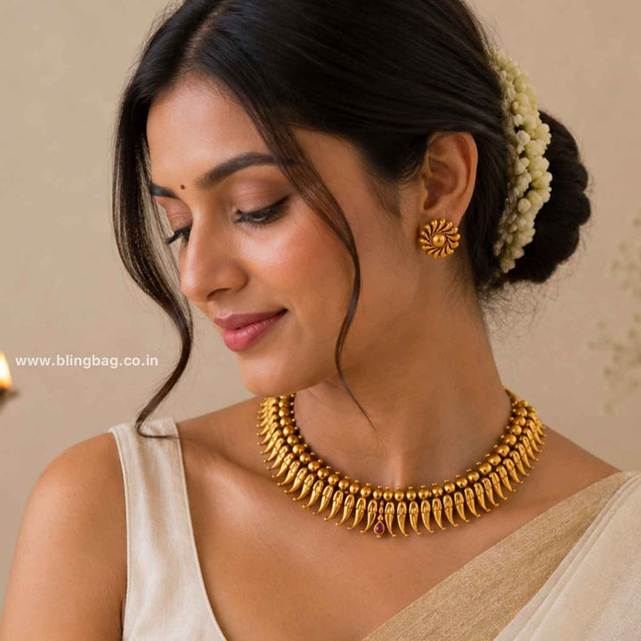 Rani Mugdha Antique Jewellery Set- New Arrival