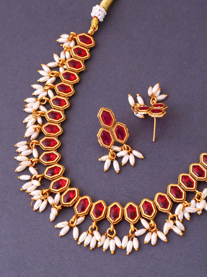 Rani Nilakantha Antique Jewellery Set - New Arrival