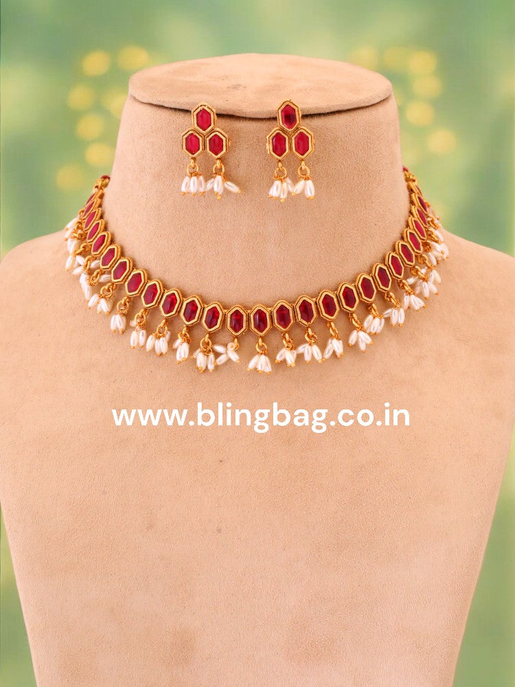 Rani Nilakantha Antique Jewellery Set - New Arrival