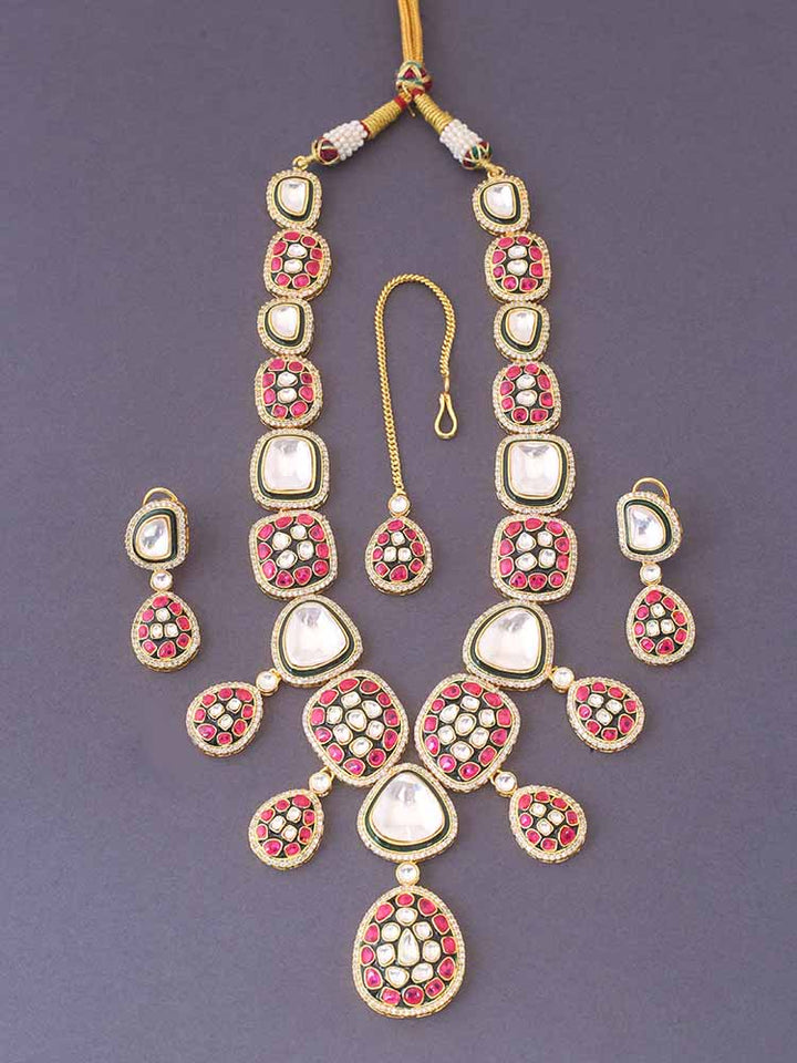 Rani Nimrat Kundan Jewellery Set