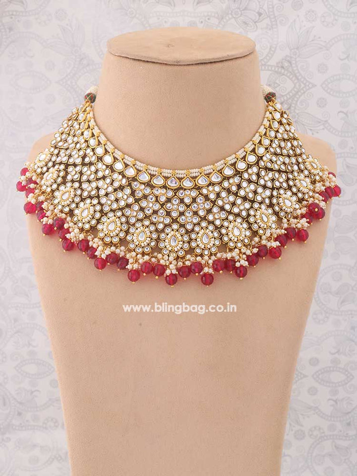Rani Nirali Kundan Jewellery Set