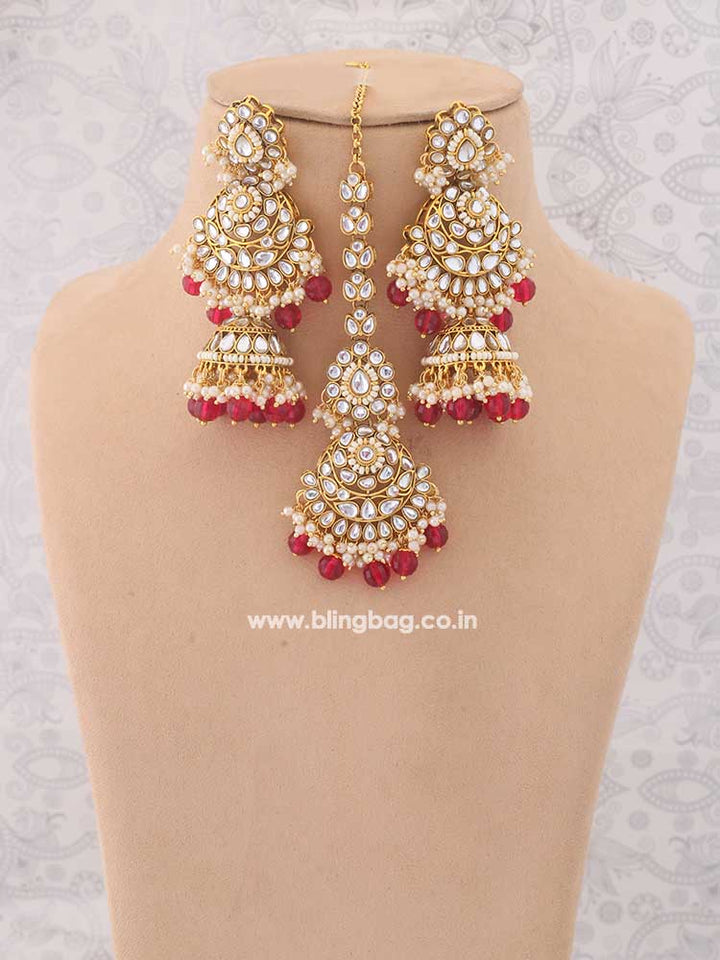 Rani Nirali Kundan Jewellery Set