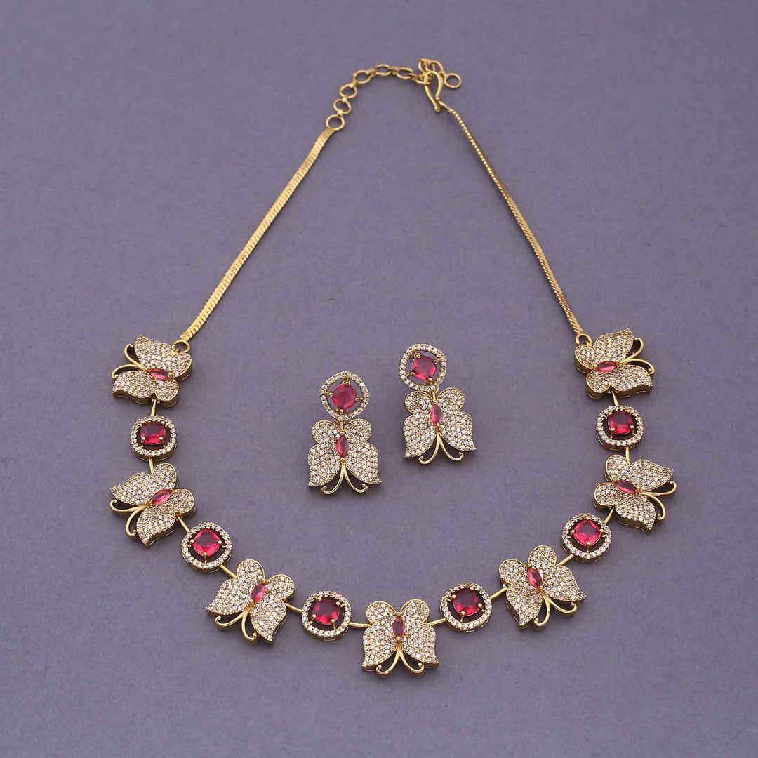 Rani Orchid Victorian Jewellery Set - New Arrival