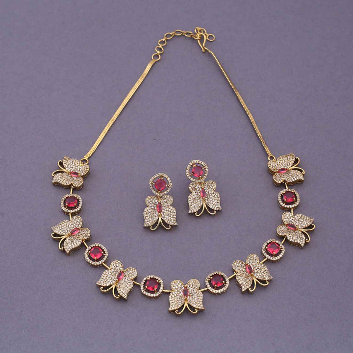 Rani Orchid Victorian Jewellery Set - New Arrival