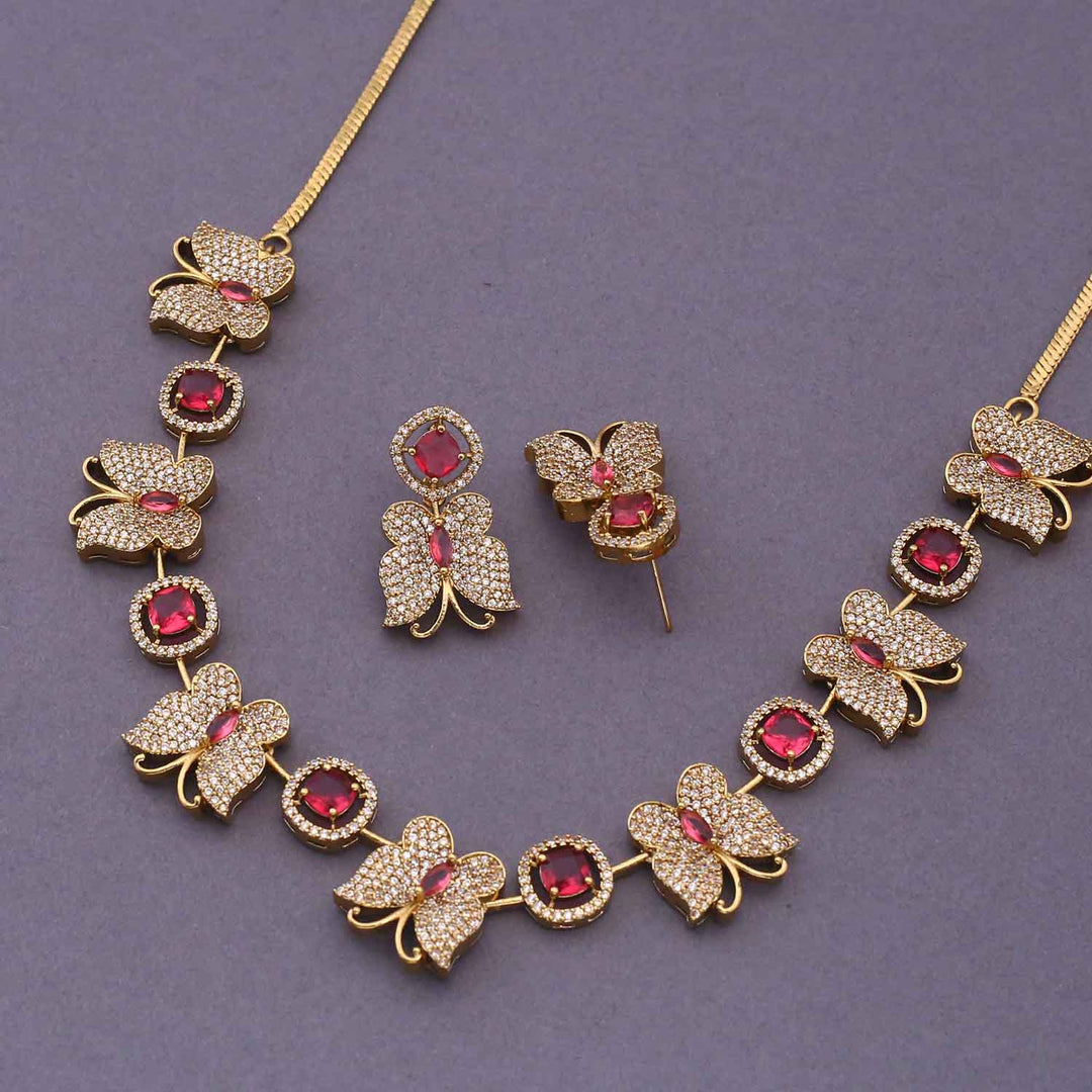 Rani Orchid Victorian Jewellery Set - New Arrival