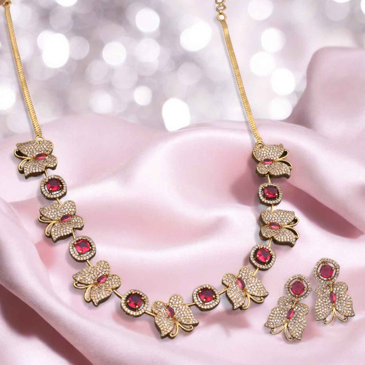 Rani Orchid Victorian Jewellery Set - New Arrival