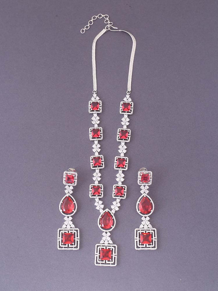 Rani Pamola Zirconia Jewellery Set