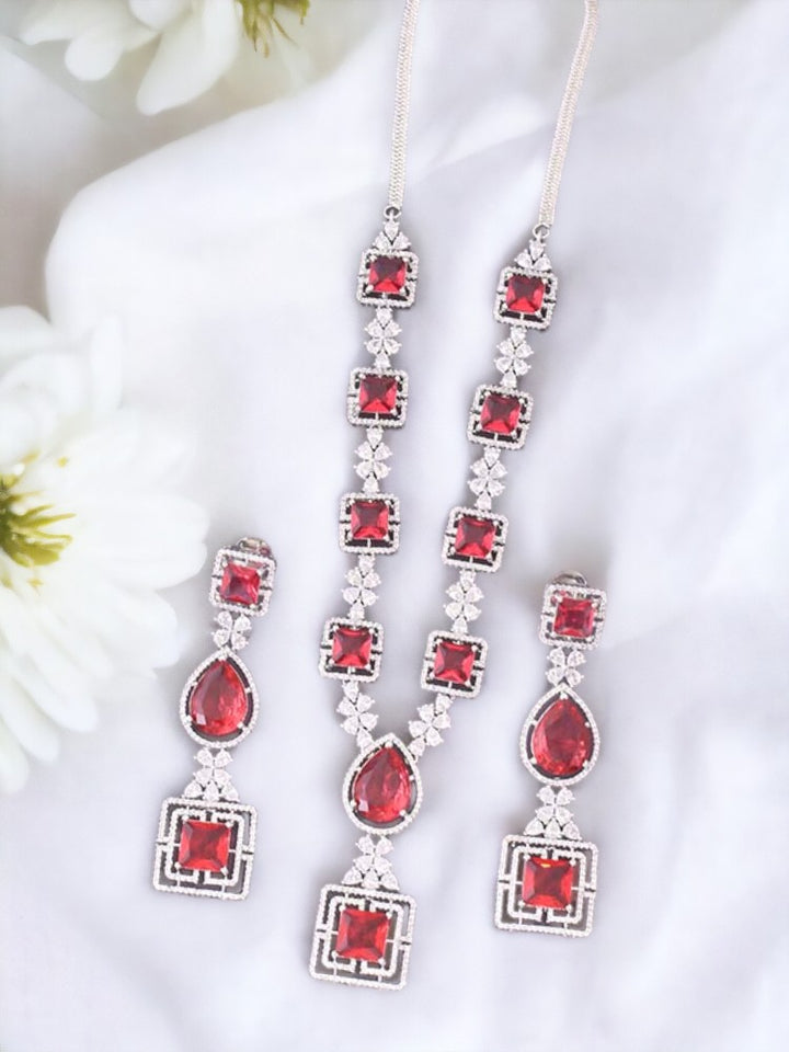 Rani Pamola Zirconia Jewellery Set