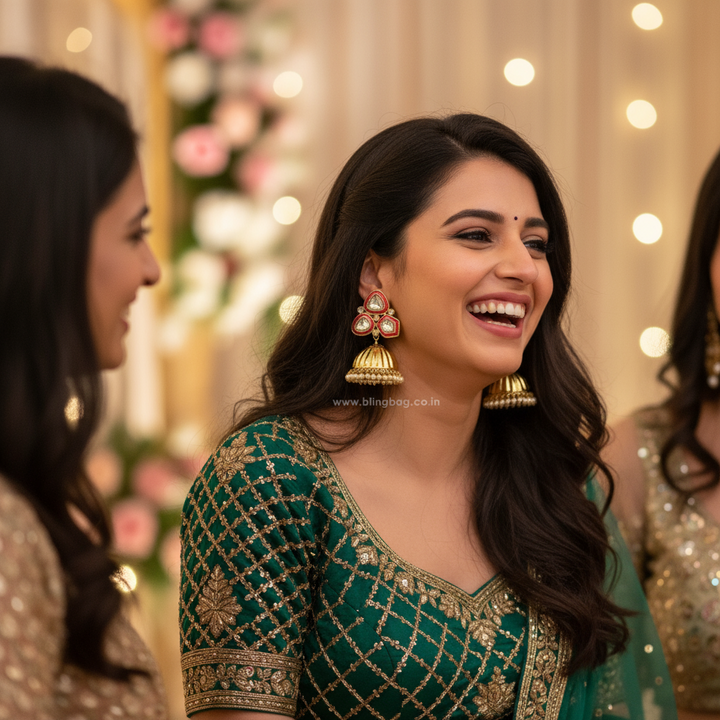 Rani Paridhi Jhumkis